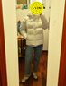尤尼克斯（YONEX）YY2025新款羽毛球服羽絨服男女短秋冬防風(fēng)保暖YOBC4056CR 女羽絨服YOBC4057CR-305灰白色 M 曬單實(shí)拍圖