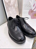 愛(ài)步（ECCO）皮鞋男 布洛克雕花德比鞋男鞋英倫商務(wù)鞋 都市倫敦525614 黑色52561411001 39 建議拍大一碼 曬單實(shí)拍圖