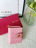 金利來(lái)（Goldlion）錢(qián)包女2025新款小巧多功能女士零錢(qián)包時(shí)尚短款簡(jiǎn)約小清新迷你卡包 典雅粉 曬單實(shí)拍圖