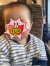博睿恩寶寶加絨衛(wèi)衣秋冬款嬰幼兒條紋保暖上衣時尚百搭 藍白條紋 90 曬單實拍圖