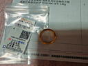 明牌珠寶七夕禮物黃金戒指 足金編織相偕小細(xì)戒送禮女AFM0306工費(fèi)350 足金戒指 17號(hào) 約3.67克 曬單實(shí)拍圖