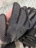 【12雙】勞保手套工作防滑 尼龍點珠耐磨透氣防護 黑色線手套 勞保手套【尼龍點膠黑色】 曬單實拍圖