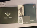 WILLIAMPOLO英皇保羅卡包男超薄真皮多卡位錢(qián)包男短款拉鏈卡片包銀行卡套卡夾 新-款-藍色十字紋-10卡位[可放 曬單實(shí)拍圖