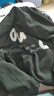 巧除加絨加厚牛仔外套女2025秋冬季新款連帽寬松韓版棉服保暖上衣 加絨 5241#黑色外套 L 建議115-130 曬單實(shí)拍圖