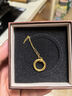 周生生黃金項鏈 足金莫比烏斯環(huán)套鏈 93710N 計價(jià) 47厘米4.9克 曬單實(shí)拍圖