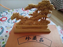 MPPMCK實木雕刻客廳擺件工藝品根雕玄關紅木送禮商務禮品 崖柏竹報平安 曬單實拍圖