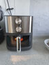 九陽(yáng)（Joyoung）空氣炸鍋無(wú)油低脂6.5L大容量家用多功能可拆卸旋鈕式2100W上下焱烤免翻面雙旋鈕調控 【無(wú)油低脂】多功能 6.5L 曬單實(shí)拍圖