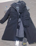 高梵風(fēng)衣殼鵝絨服4.0七分黑金羽絨服女士長(cháng)款收腰顯瘦時(shí)尚風(fēng)衣厚外套 黑色 M （100-120斤 飛天鵝絨152g） 曬單實(shí)拍圖