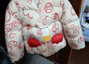 巴拉巴拉（BALABALA）童裝寶寶羽絨服嬰兒衣服兒童外套2025年新款冬裝新生兒新年拜年服 白色調00311-白鴨絨 110 （充絨量91g） 曬單實(shí)拍圖