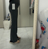lululemon丨Wunder Under SmoothCover? 女士運(yùn)動(dòng)喇叭褲 LW5GUHA 石墨灰 專屬款 M 曬單實(shí)拍圖