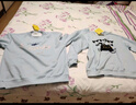 LDBE奶fufu圓領(lǐng)加絨衛(wèi)衣女春秋小眾設(shè)計(jì)感寬松慵懶風(fēng)復(fù)古日系無帽上衣 奶藍(lán)色【秋冬加絨】 L（95-110斤） 曬單實(shí)拍圖