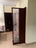 凡?。‵ANHU）新中式入戶(hù)屏風(fēng)隔斷客廳正對大門(mén)進(jìn)門(mén)實(shí)木玄關(guān)柜鞋柜遮擋柜間廳柜 家和富貴 高200*長(cháng)70*寬30cm 曬單實(shí)拍圖