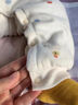 寬葉竹嬰兒衣服80g夾棉寶寶連體衣秋冬棉服哈衣新生兒保暖春秋薄棉爬服 圍巾小熊80g棉 80cm 17斤以?xún)?曬單實(shí)拍圖
