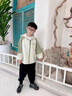 G.DUCKKIDS小黃鴨童裝男童外套春秋款2025新款兒童風(fēng)衣中大童拉鏈衫男孩上衣 綠色 130 建議7~8歲【120-130cm】cm 曬單實(shí)拍圖