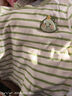 優(yōu)奇嬰兒長(cháng)袖t恤春款純棉寶寶春季新款上衣全棉衣服兒童條紋薄款衛衣 清新條紋 90cm 曬單實(shí)拍圖