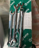 世達(dá)（SATA）全拋光鉻釩鋼棘輪扳手開口兩用快扳5.5M-25MM 43601-43619 全拋光開口快扳 43613(17MM) 曬單實(shí)拍圖