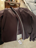 坦博爾羽絨服女短款連帽可拆卸內(nèi)膽戶外防風(fēng)保暖外套560352D黑布林紫175 曬單實拍圖