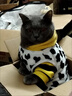 阿莫爾奶狗衣服秋冬幼貓新生犬滿(mǎn)月小狗幼犬小體茶杯犬奶貓兔子保暖背心 斑點(diǎn)奶牛 XS【建議1-3斤】 曬單實(shí)拍圖