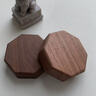 利念星辰實(shí)木小底座北美胡桃木櫸木茶墊奇石文玩古玩飾品陶瓷佛像迷你底座 八角胡桃木6cm*6cm*2cm 曬單實(shí)拍圖