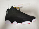 耐克（NIKE）bebe8【嚴選好物】AJ13 Air Jordan13 喬13 男女休閑運動鞋籃球鞋 黑紅季后賽414571-062 44 曬單實拍圖