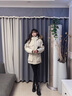 辭意高端戶外冬季工裝派克服情侶款羽絨服極寒大毛領(lǐng)保暖時尚外套男 米白-男款 5XL  (200) 【適合240斤左右】 曬單實拍圖