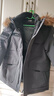 波司登（BOSIDENG）【反季】冬季極寒羽絨服鵝絨于適同款男女情侶款短款大毛領(lǐng)外套 【于適同款色】極地灰8270 1 2XL 180/100A 體重約150-170斤 曬單實拍圖