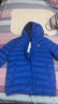 暇步士（Hush Puppies）童裝兒童輕薄羽24冬男女童連帽羽絨服90絨抑菌外套 寶藍 170  曬單實(shí)拍圖