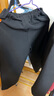 蘿卜唄唄（LUOBOBEIBEI）男童新中式禮服民族風(fēng)外套兒童國風(fēng)唐裝演出服 黑色兩件套 130  曬單實(shí)拍圖
