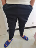 安踏（ANTA）加絨運動(dòng)褲男秋冬新款保暖百搭純黑色棉質(zhì)束腳衛褲健身褲休閑褲子 A款黑色束腳【加絨】 3XL /185(180-200斤） 曬單實(shí)拍圖