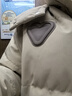 雪中飛羽絨服女短款連帽新款秋冬流行色高密防風(fēng)時(shí)尚百搭加厚保暖外 米白 L 曬單實(shí)拍圖