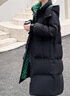 鴨鴨（YAYA）佟麗婭同款羽絨服女士新款中長(cháng)款韓版連帽冬季保暖防寒休閑外套SX 黑色 M 160 曬單實(shí)拍圖