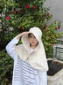 建功防曬帽夏季遮陽(yáng)帽女大檐遮陽(yáng)沙灘帽披肩一體護頸遮臉漁夫帽太陽(yáng)帽 【沙灘米白-披肩大帽檐】 均碼/全方位遮陽(yáng)/打造出游氛圍感 曬單實(shí)拍圖