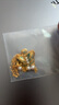 夢金園中秋S925銀金色蝴蝶項鏈 珍珠設計流蘇蝴蝶項鏈鎖骨鏈 送女友禮物 流蘇仙蝶-鏈長46cm-約4.35g 曬單實拍圖