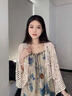 TAOROUSI連衣裙夏天茶歇海邊度假沙灘女裝套裝兩件套裙子女夏季2025新款 套裝 S 曬單實(shí)拍圖