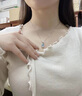 ?？ㄒ?HEEKAIYI項(xiàng)鏈女士海藍(lán)寶石項(xiàng)鏈奢侈首飾七夕情人節(jié)生日禮物送老婆送女友 海藍(lán)寶石項(xiàng)鏈-18k金鏈 曬單實(shí)拍圖