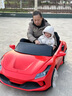 小童鞋【1.7米親子車(chē)】?jì)和妱?dòng)車(chē)可坐大人雙座汽車(chē)可駕駛遙控玩具童車(chē) 紅色 豪華-雙電12V12A+皮座+軟胎 曬單實(shí)拍圖