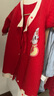 貝瑞加（Babyprints）寶寶過(guò)年衣服新年大紅棉衣保暖連體衣喜慶蛇年哈衣 福袋66 曬單實(shí)拍圖
