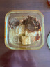 怡萬家（iwaki）飯盒微波爐保鮮盒玻璃便當盒餐盒玻璃碗廚房冰箱收納碗 【檸檬黃-大容量】方形1000ml 曬單實拍圖