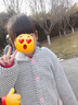 軒蝶莎女童外套秋冬裝兒童中長(zhǎng)款毛呢外套中大童夾棉加厚小女孩大衣衣服 灰色 150碼建議身高 1.4米 左右 曬單實(shí)拍圖