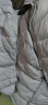 鸭鸭反季轻薄羽绒服女冬装新国标短款白鸭绒外套冬季夹克女款小个子K 黑色 2XL 实拍图
