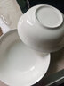 瓷秀源陶瓷碗單個(gè)大碗湯碗面碗骨瓷家用餐具拉面碗斗笠碗喇叭碗沙拉碗 5.5寸斗碗 曬單實(shí)拍圖