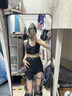 辣妹上衣純欲吊帶帶胸墊女內(nèi)搭抹胸上衣高級(jí)感外穿掛脖美背裹胸女 黑色 均碼 80-120斤 曬單實(shí)拍圖