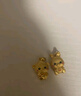 菜百首飾 黃金吊墜 足金萌趣可愛3D鎏彩十二生肖吊墜 定價(jià) HD 黃金吊墜(不含鏈） 約1.6g（猴） 曬單實(shí)拍圖