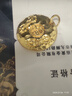 老廟黃金項鏈足金黃財神吊墜金幣掛墜發(fā)財有福項鏈節(jié)日禮物 吊墜/約0.8g（小版） 曬單實拍圖