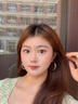 鉑吶苓耳圈女港風(fēng)時尚耳環(huán)韓國氣質(zhì)網(wǎng)紅圓圈個性簡約冷淡風(fēng)女時尚耳飾 大耳圈【直徑約5cm】 曬單實拍圖