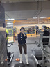 KOLON SPORT/可隆緊身褲 女子戶外露營彈力運(yùn)動(dòng)休閑打底褲子【OBLI-K系列】 LKLG4ST712-DN 深棕色 165/M 曬單實(shí)拍圖