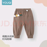 優(yōu)奇嬰兒衣服休閑燈籠褲秋裝春秋款兒童男童女童寶寶束腳褲長褲外穿 曬單實拍圖