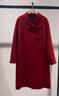 太平鳥(niǎo)女裝冬季中式雙面呢大衣A1AAD4326 紅色 XL 曬單實(shí)拍圖