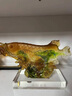 菲斯鉑亞琉璃金龍魚擺件招財裝飾公司電視柜酒柜新店鋪收銀臺擺設開業(yè)禮品 琉璃琥珀色金龍魚高15cm 重1.2kg 曬單實拍圖