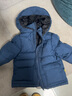嘟嘟家兒童羽絨服深冬童裝新品寶寶冬裝新款上衣男童冬季連帽長(cháng)款衣服潮 藍色 90 曬單實(shí)拍圖